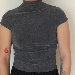 Glittrig polotopp - Glittrig super fin topp  köpt från humana för några år sedan. Säljes då något liten för mig. Passar någon som normalt är small. 