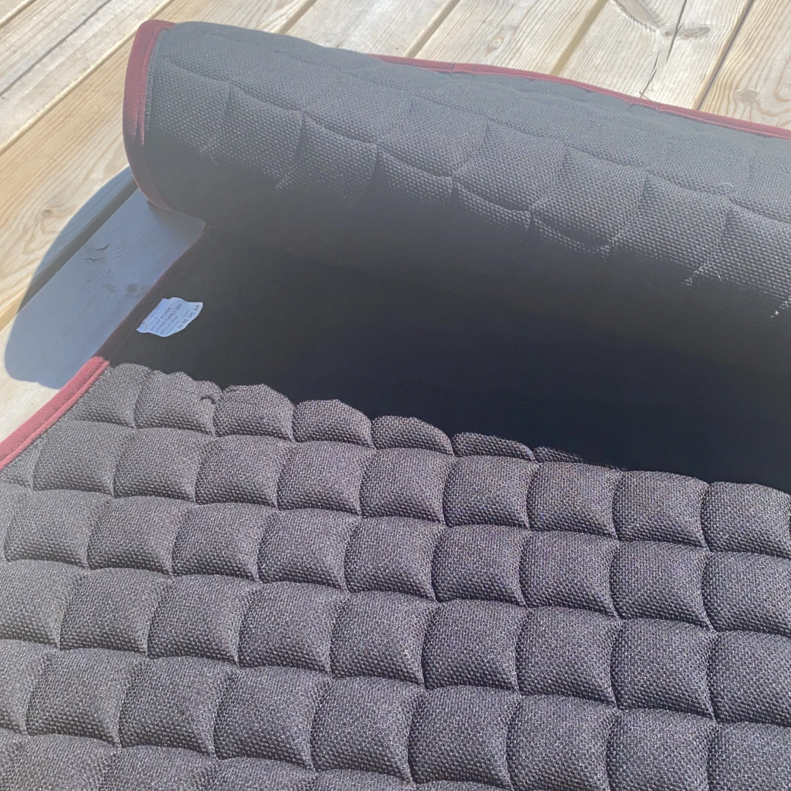 Vinrött schabrak-storlek full(alround) - 90