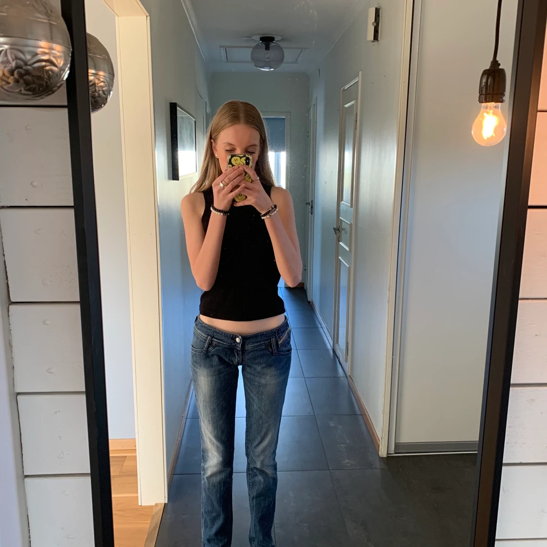 Lågmidjade diesel jeans