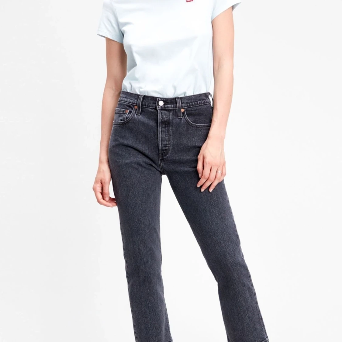 Levis 501 jeans svart/gråaktiga .  - 90