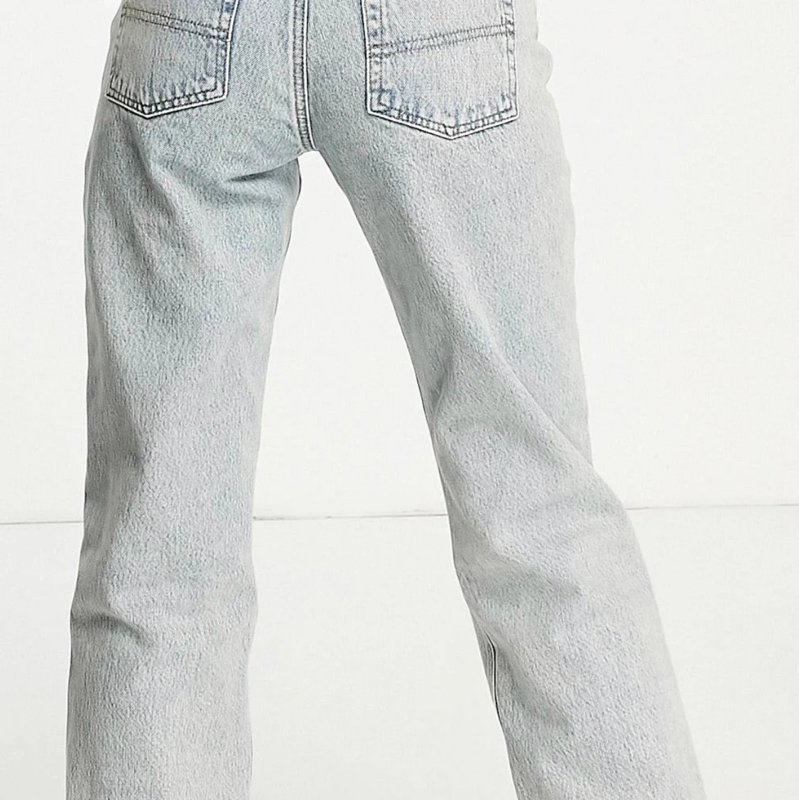 Stentvättade blå jeans - 90