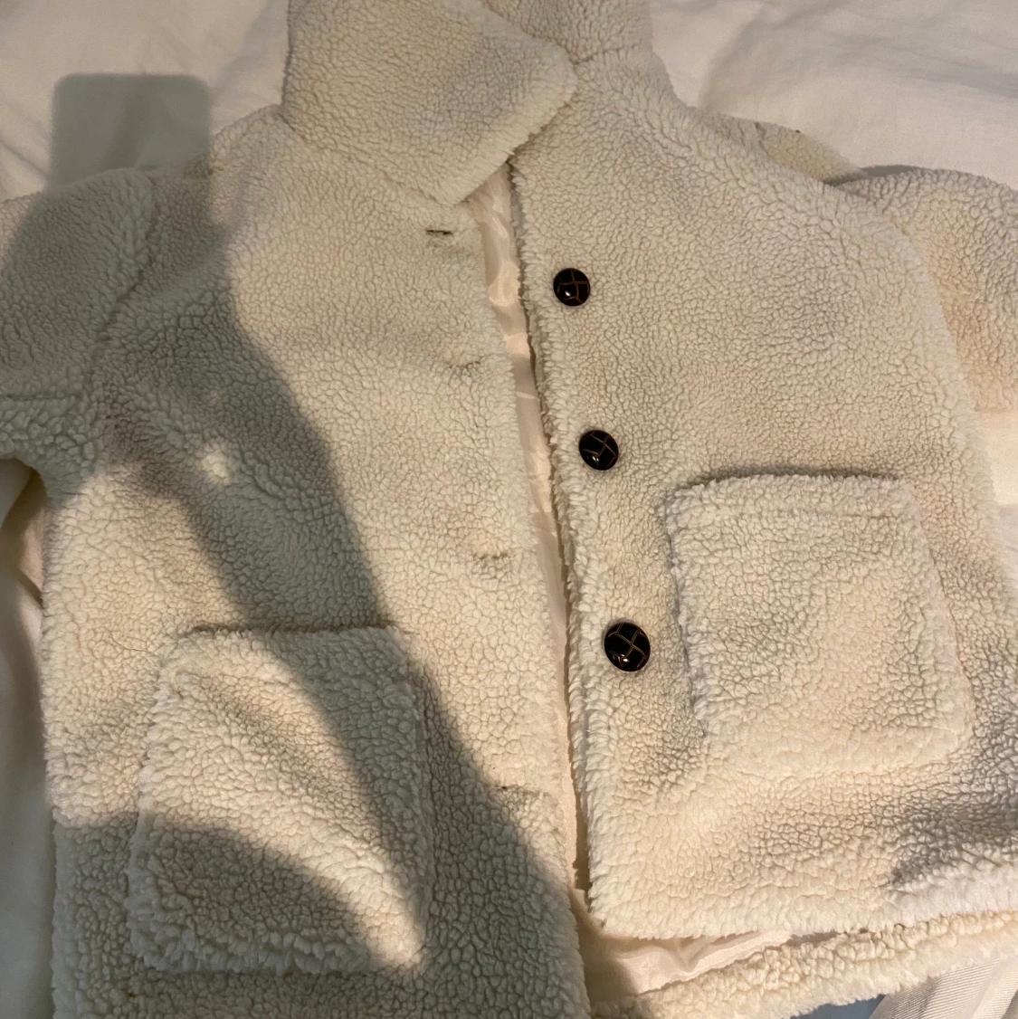 Vit teddyjacka från Zara - 91