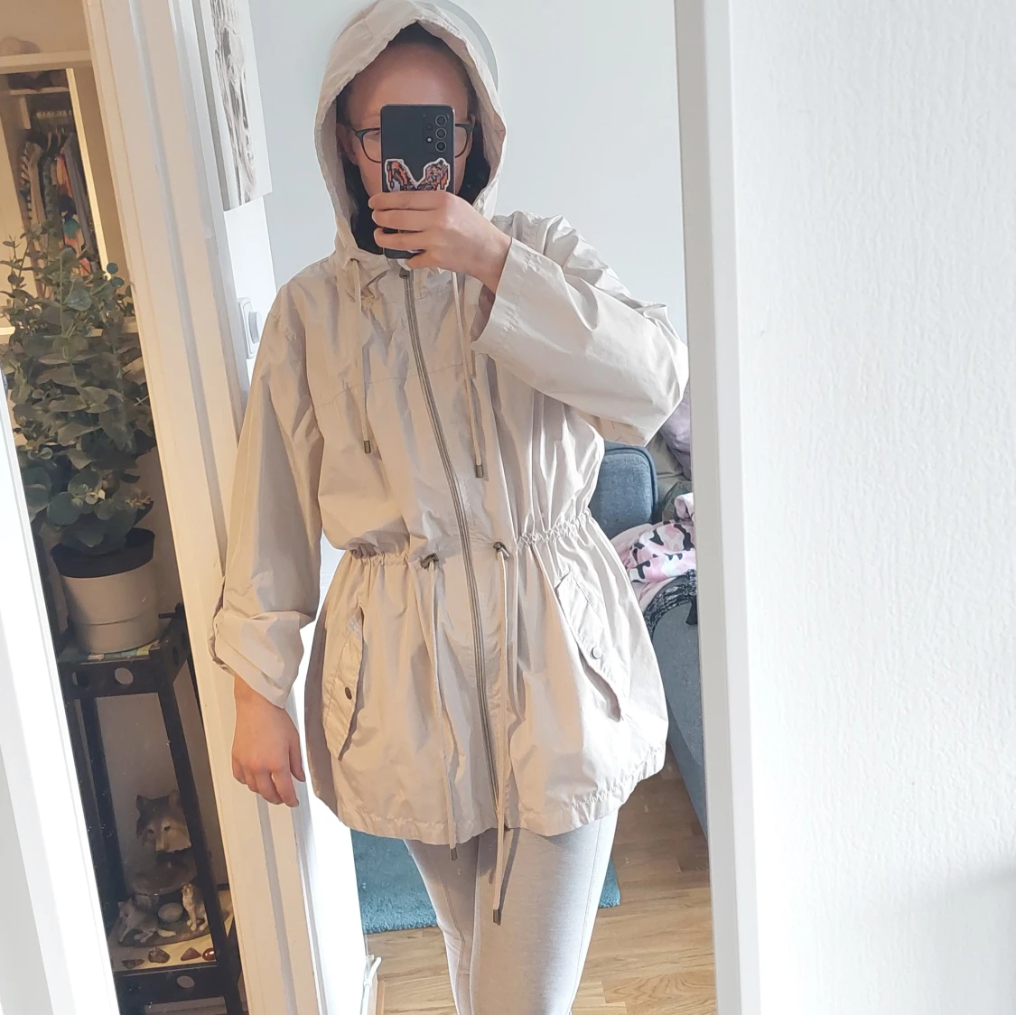 Beige damjacka strl XXL  - 90