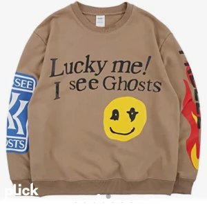 Lucky me i see ghosts - KONTAKTA MIG VID INTRESSE. La ut detta inlägg på mitt förra konto men blev utloggad. Säljer denna coola sweatshirt, den är i fint skick och är använd 1 gång, vet inte om den äkta men ser ut som det för mig! Kan gå ner i pris! 300+frakt💕