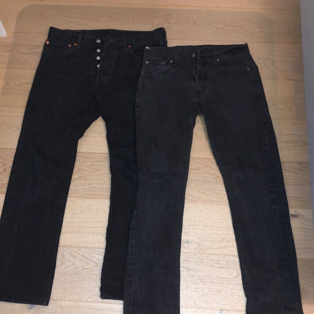 Svart Svarta Levis jeans - Levi's | Plick Second Hand