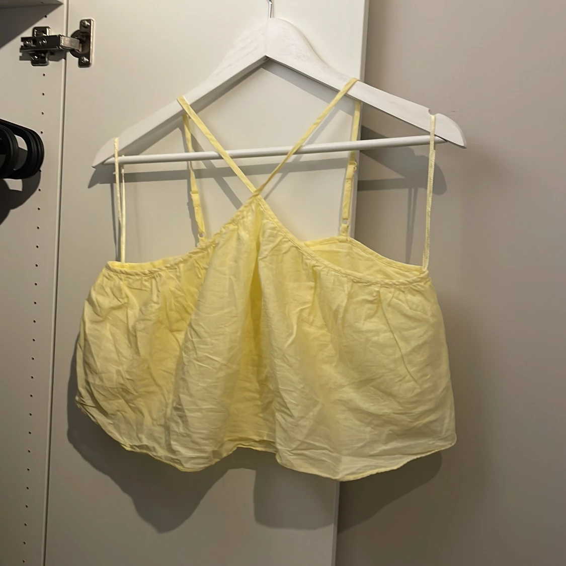 Jätte söt topp i linne material 