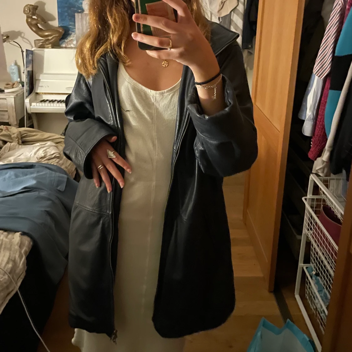 oversized skinnjacka - 91