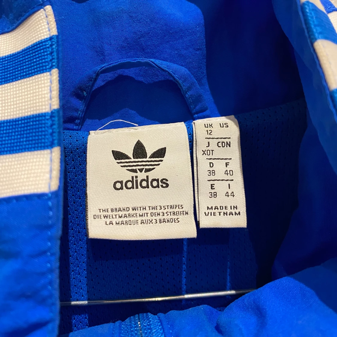 Adidas blå jacka 38 - 91