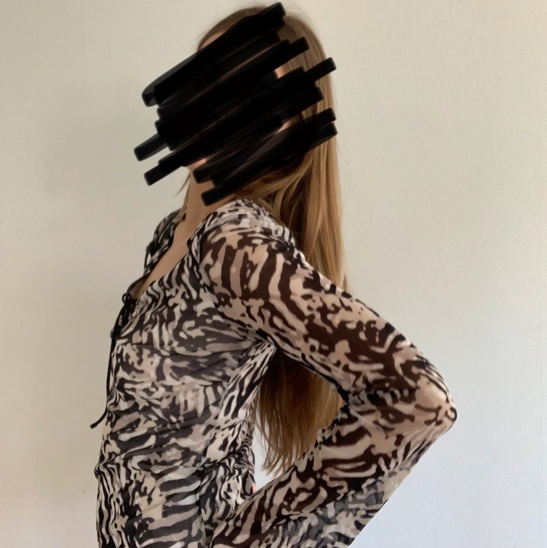 Tröja med snörning  - 90