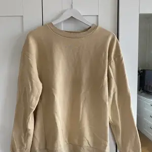 En skit fin beige sweatshirt med lös passform