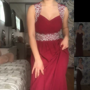 Helt ny balklänning stl 32-34 - Jätteskönt tyg, hallonröd med strass. Stl 32 men passar nog bättre 34 eftersom den är väldigt stretchig. Helt ny aldrig använd. Valde en annan klänning till balen istället. Dm för med bilder🌸                                    Nypris 1200👍