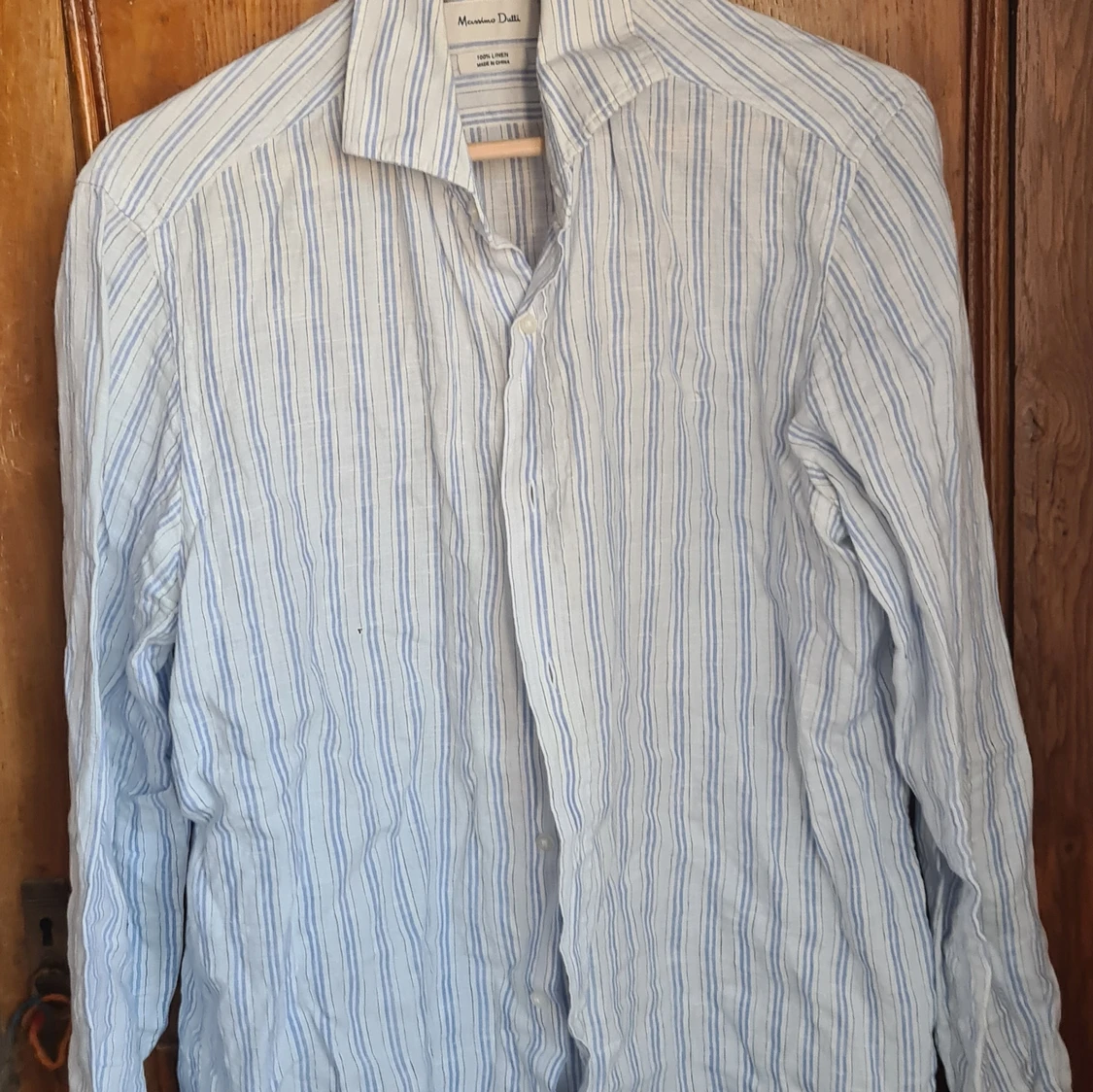 Linne skjorta strl L