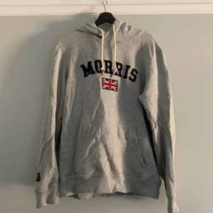 Morris hoodie - Grå morrishoodie storlek M