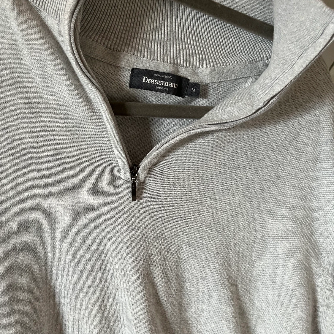 Sweatshirt med dragkedja - 90