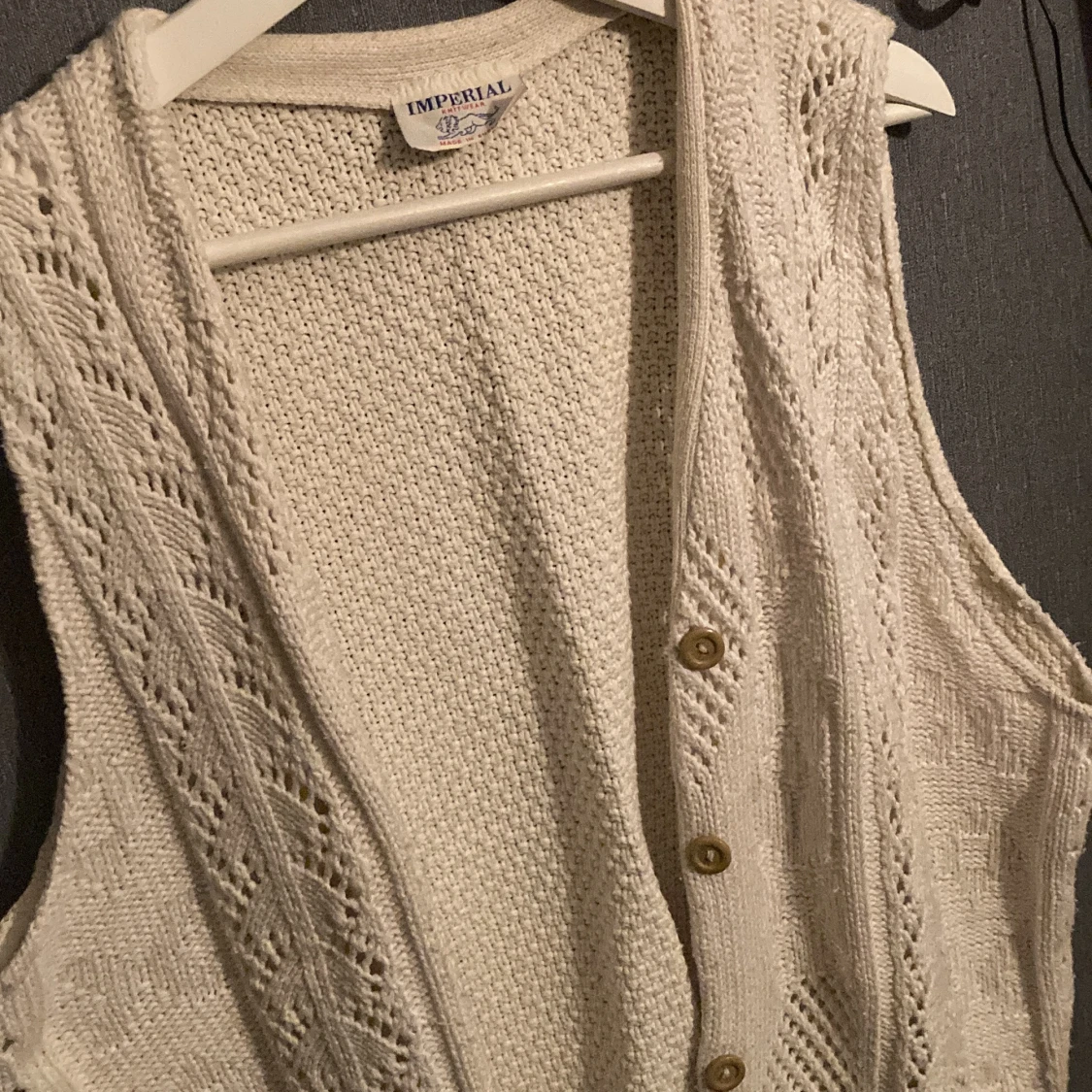 Stickad väst - 90