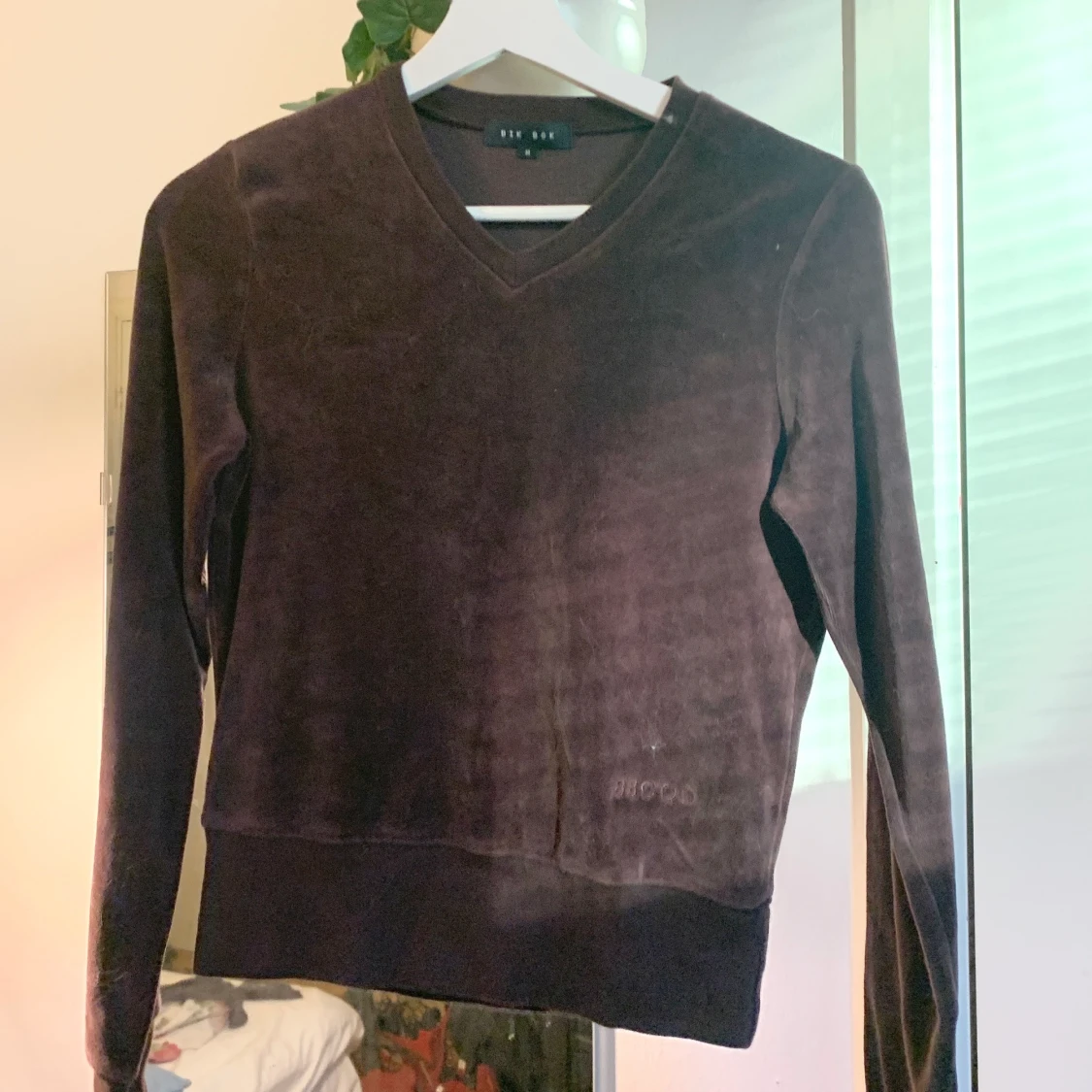 Velour tjocktröja  - 90