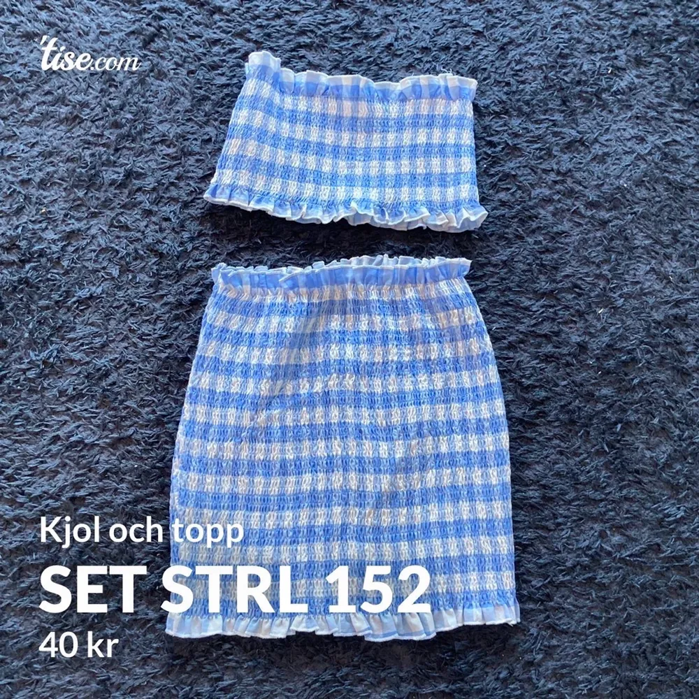 Kjol och topp från SHEIN i strl 152. Kjolar.