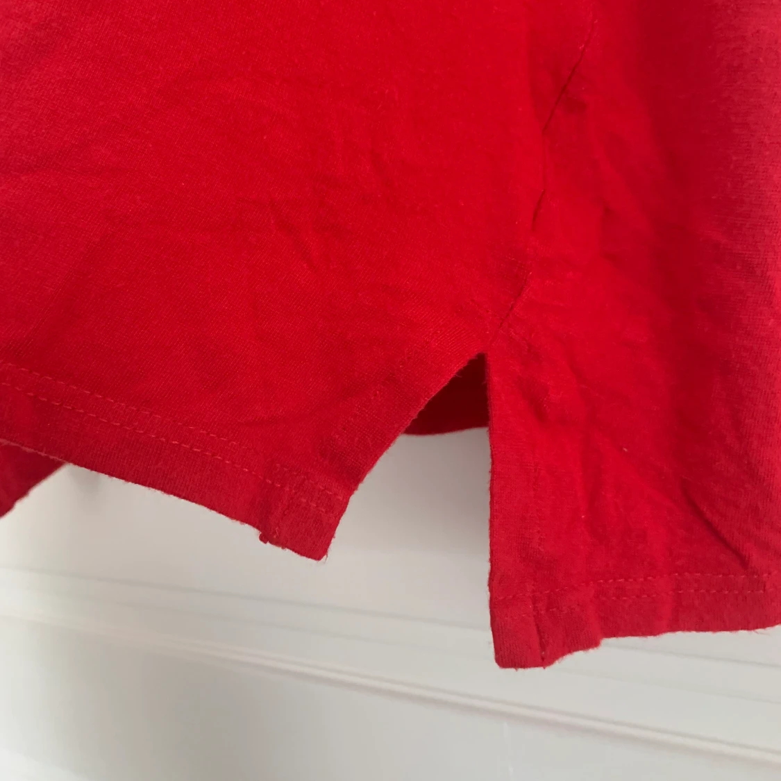 Rött sommar linne  - 91