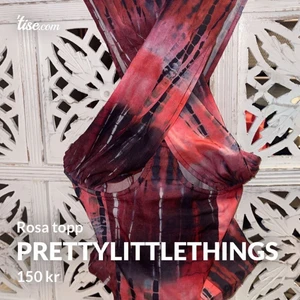 Prettylittlething - Säljer denna rosa topp från Prettylittlethings då den inte passar mig längre 💕 Skriv om ni vill ha bättre bild 