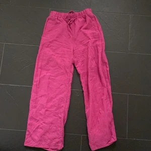 Linnebyxor - Rosa linnebyxor från h&m