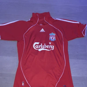 Liverpool - Säljer den här gammal liverpool tröjan och den som har högst bud får köpa den. På ryggen står det Torres men siffran 9. Kontakta mig bara om ni är intresserad att köpa den här tröjan.
