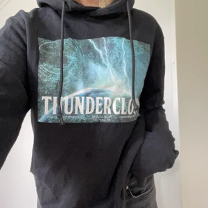 Svart hoodie med tryck  - Hoodie från lager157, köparen står för frakten på 79kr 