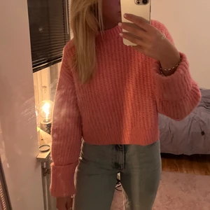 stickad tröja  - stickad tröja från zara st s, starkare rosa i verkligheten 