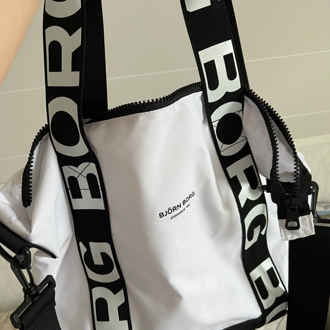 Sthlm classic sportbag white - 90