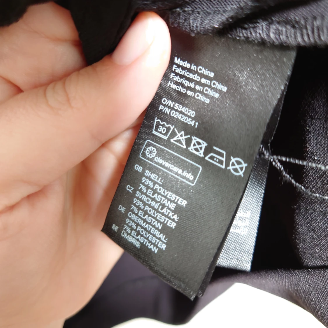 Svartvit klänning - 91