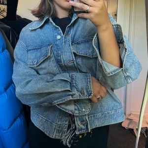 Jeansjacka  - Oversized croppad, Från &Other stories, nyskick