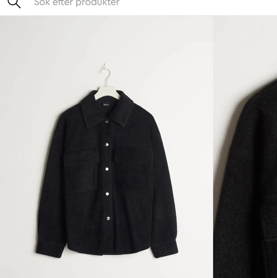 svart kappa från Gina tricot - 90