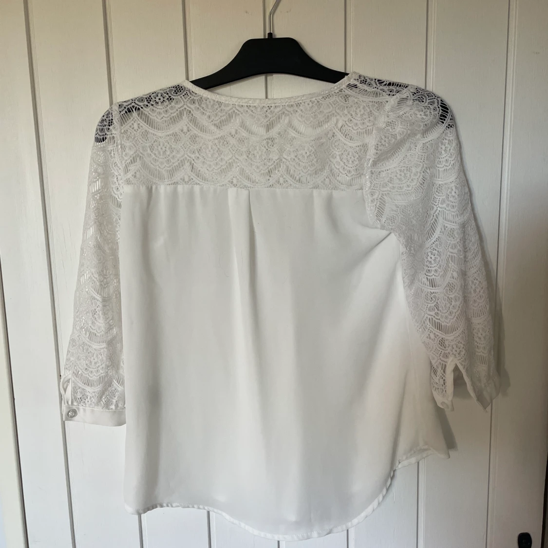 Fin blus med spets - 90