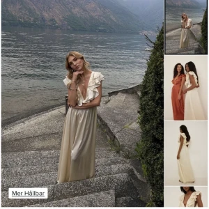 Anika Teller X Na-Kd helt ny klänning  - Helt ny och oanvänd klänning från Anika Teller x Na-Kd. Köpte till ett bröllop som alternativ, men valde en annan i sista sekund. Magiskt vacker! Färg guld/beige. 