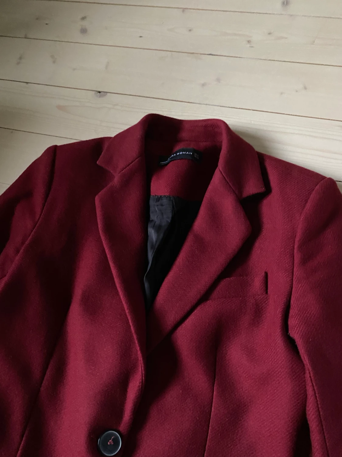 Zara röd kappa - 90