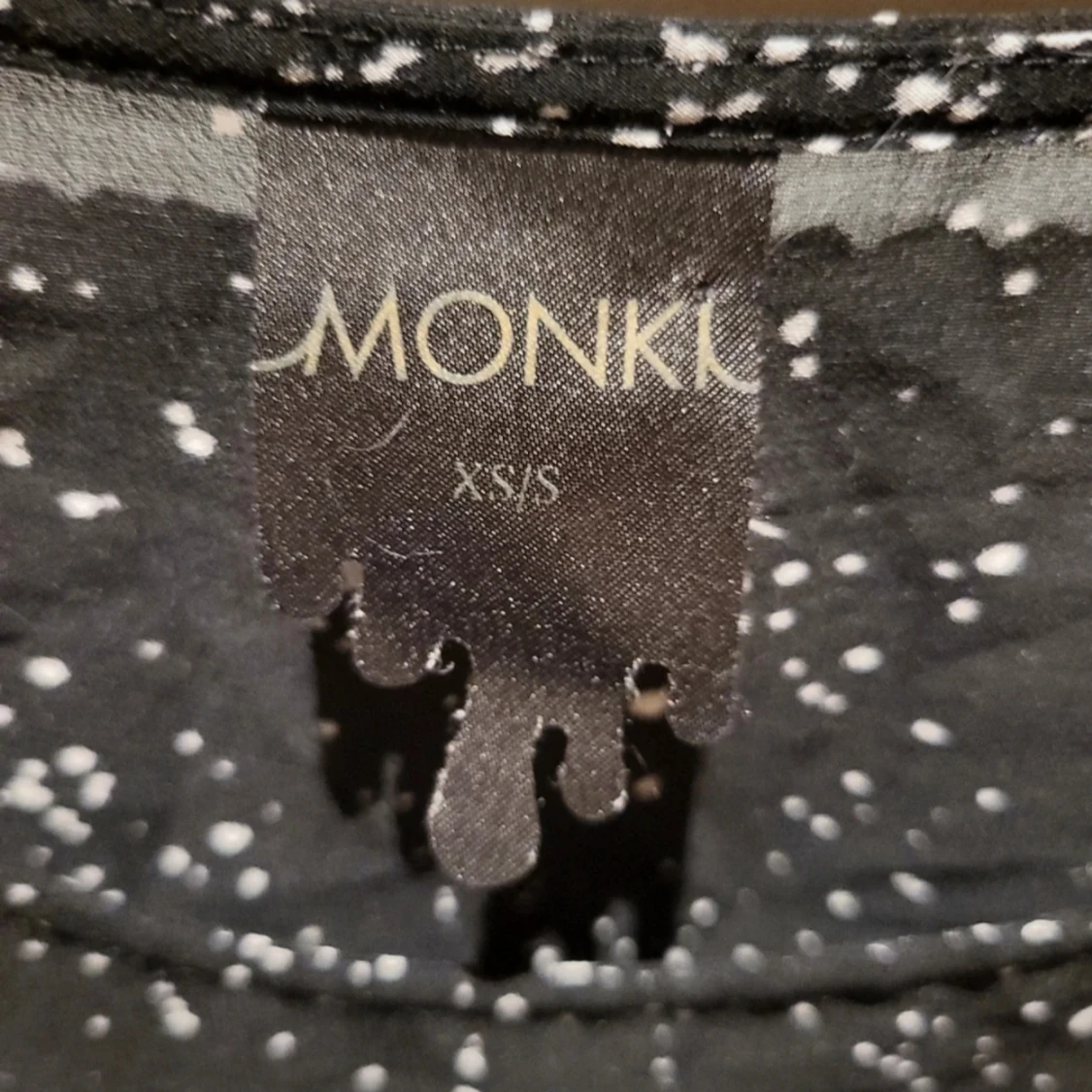 Svartvitt klänning - 91