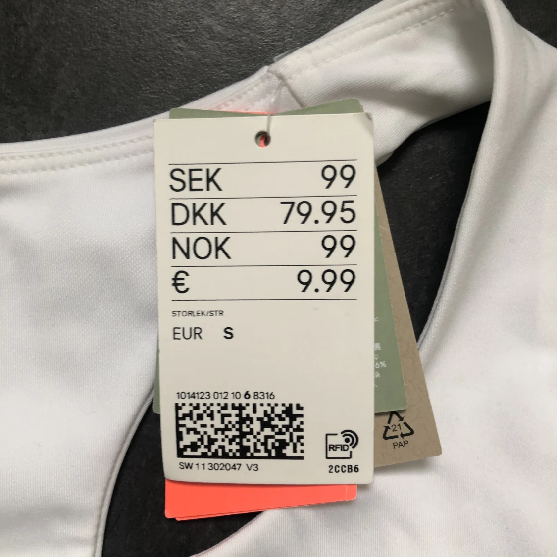 H&M vit sport-BH - 90