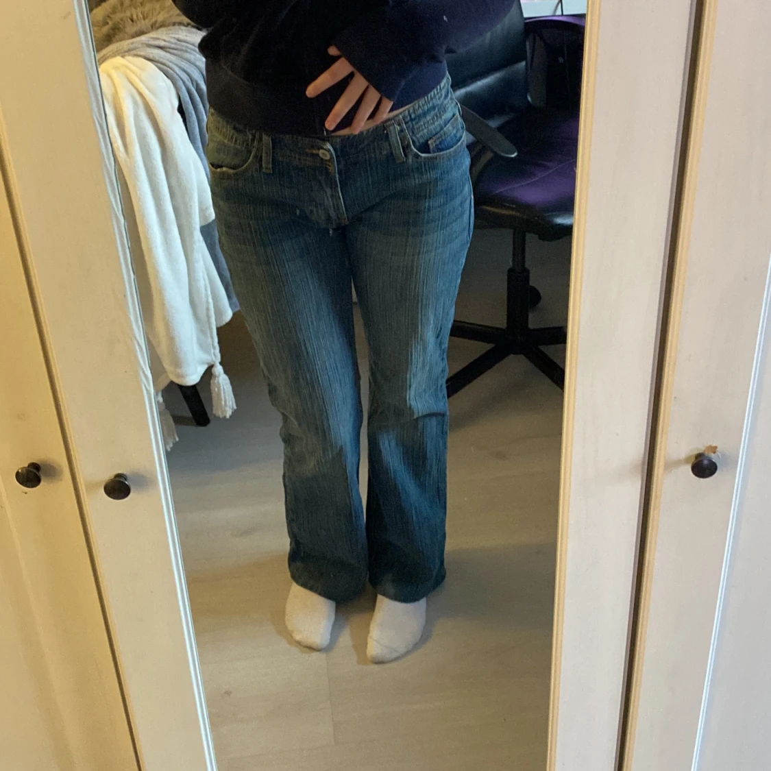 Lågmidjade jeans - 90