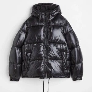 Glansig vinterjacka hm - Kan tänka mig byta mot en s eller en xs 