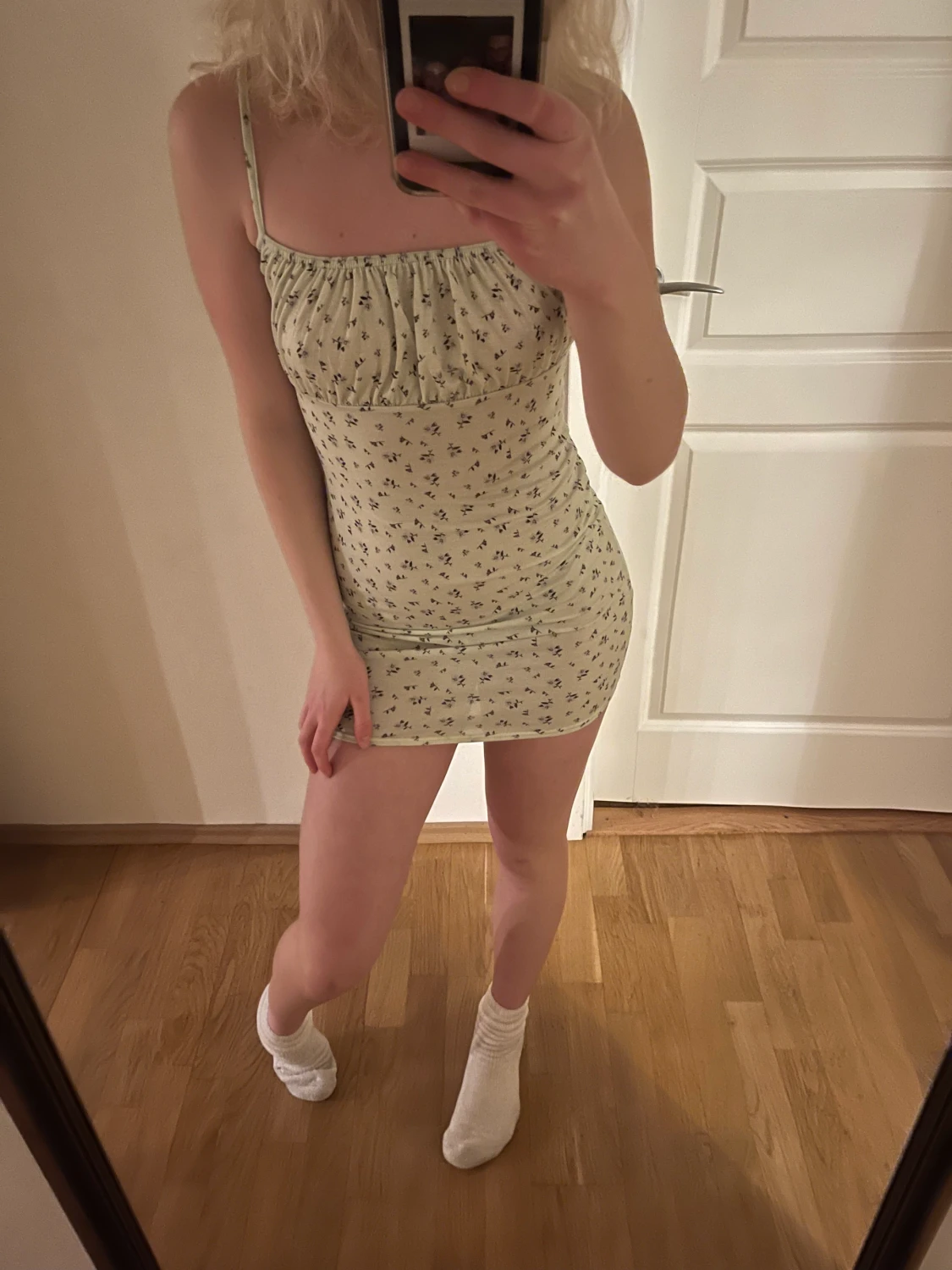 Milkmaid klänning - 90