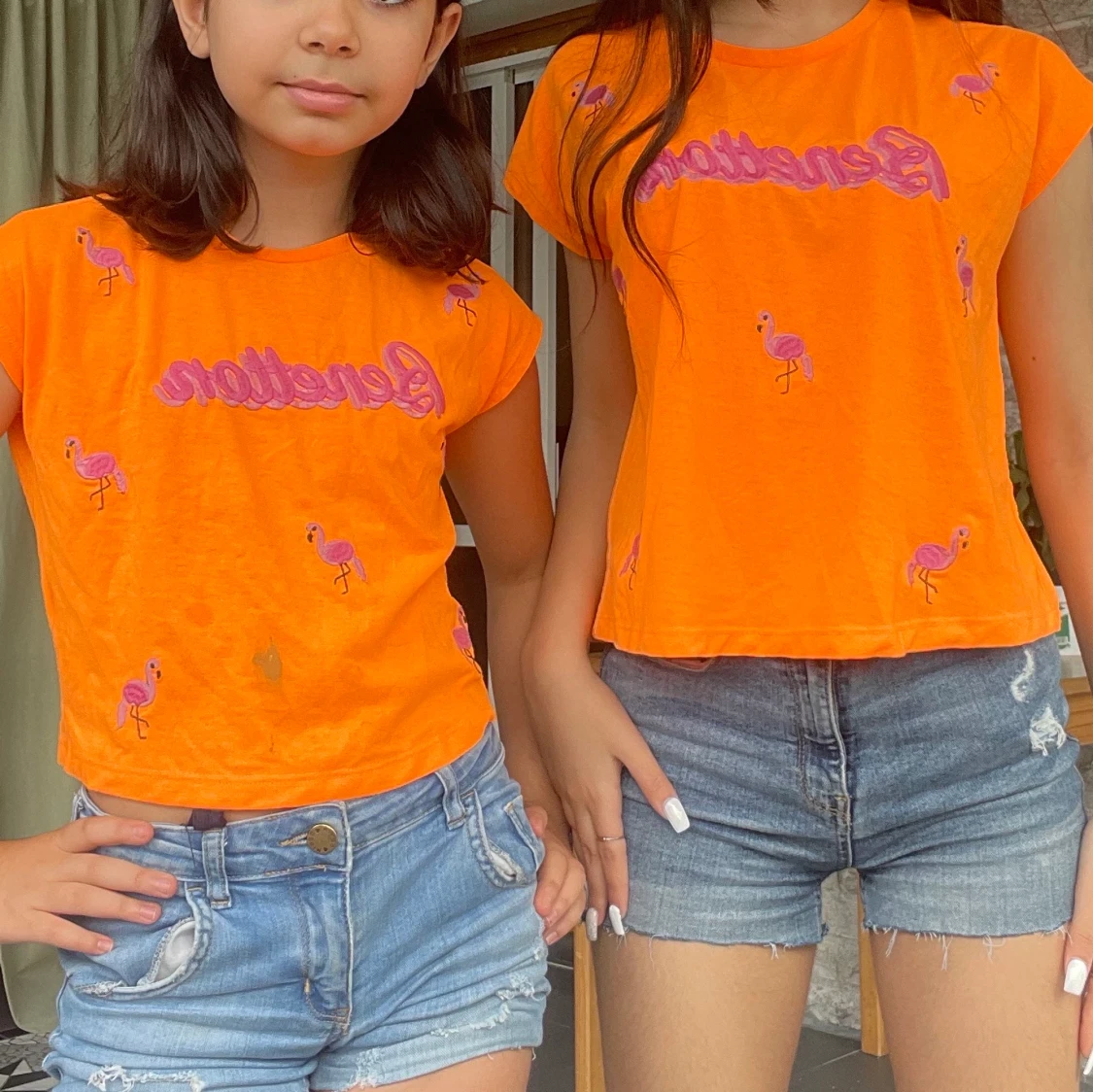 Orange tshirt kids - 90