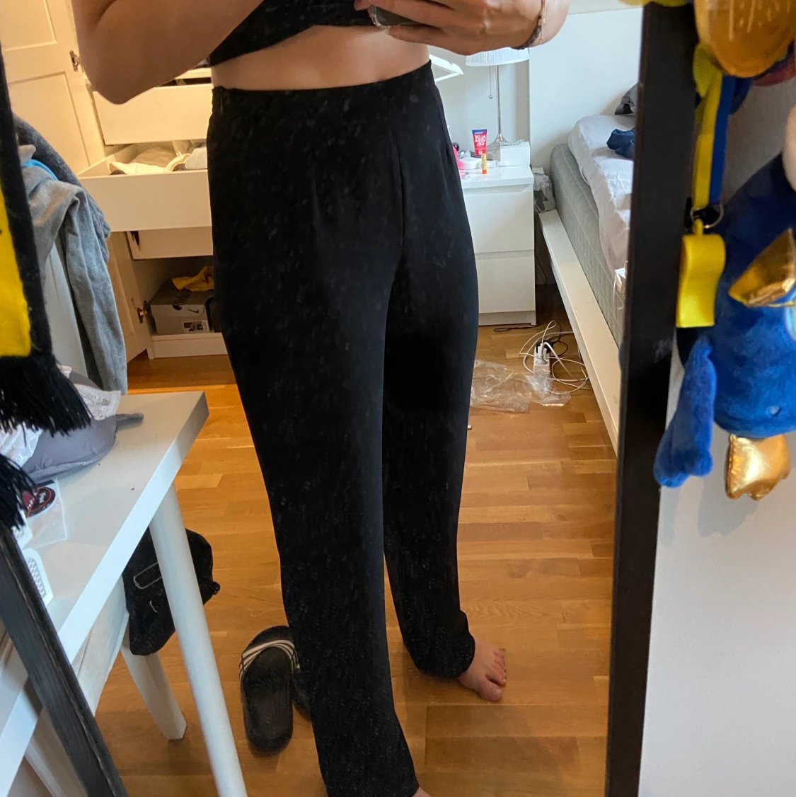 Raka och visa kostymbyxor - 90