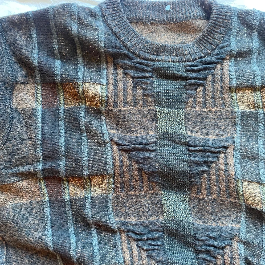 Stickad collegetröja  - 91