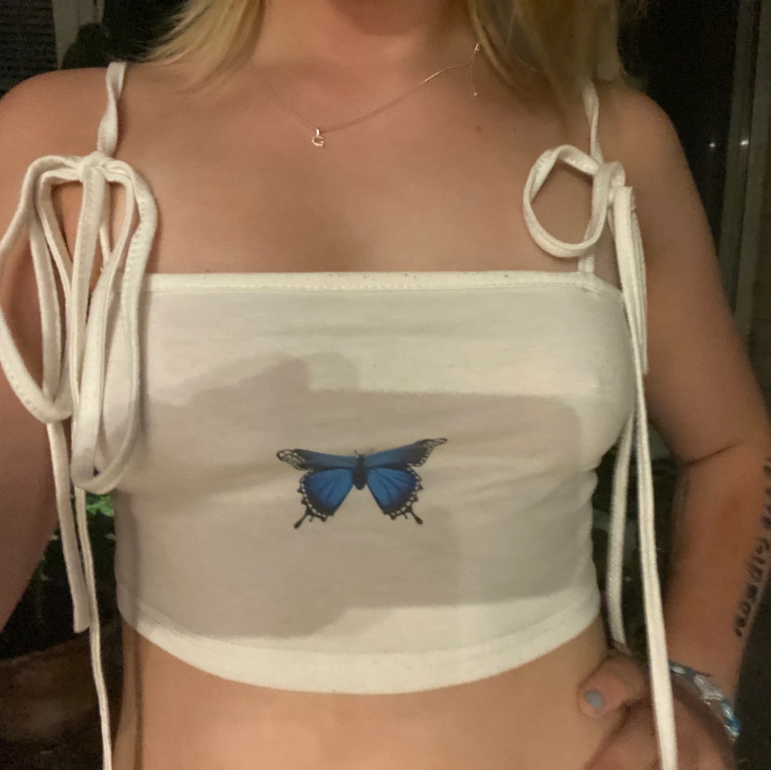 Tubtopp med fjäril - 90