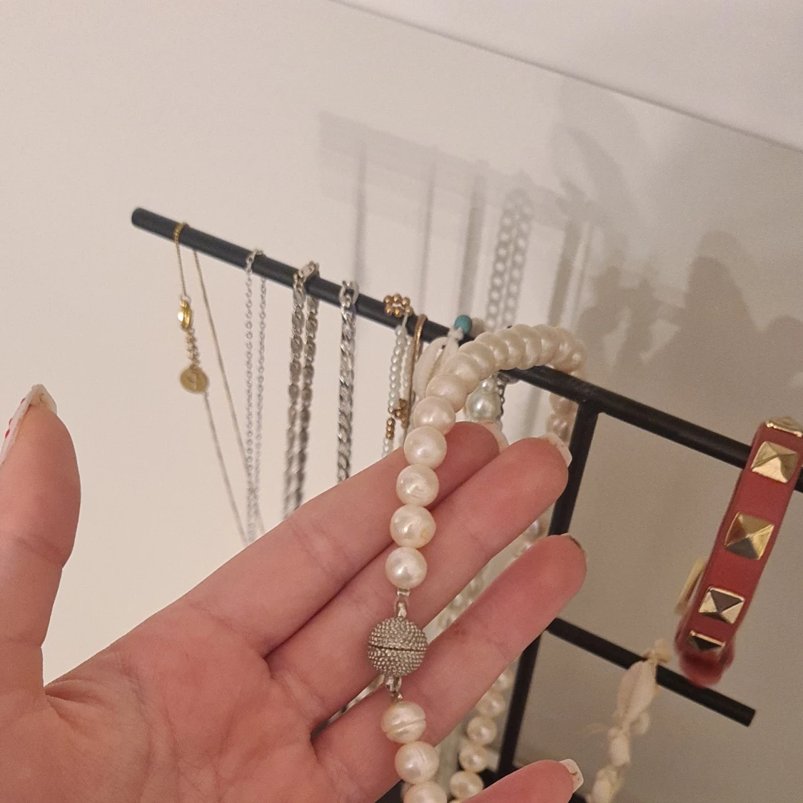 Pärl halsband  - 90