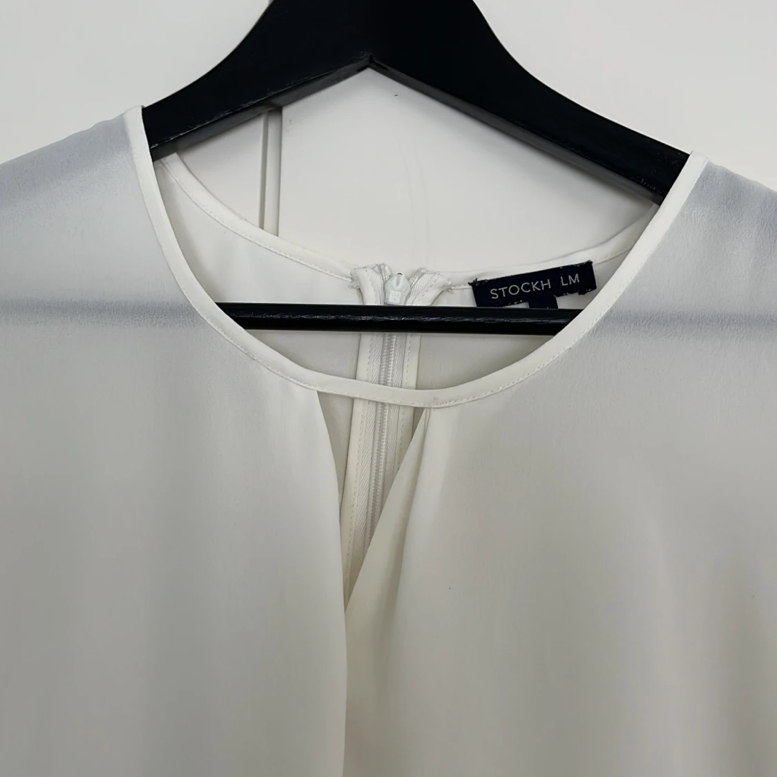 Fin vit tunn blus - 90