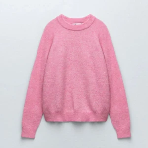 Stickad zara tröja  - Jätte fin rosa stickad tröja från zara<3