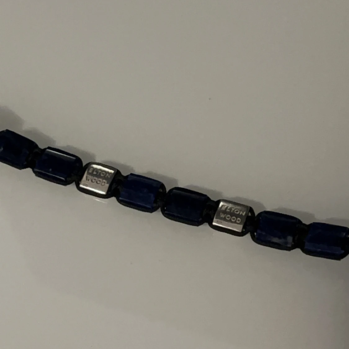 Elton Wood Armband ”Blåa Hav” - 90