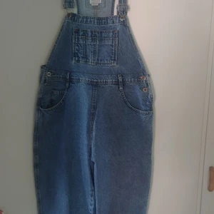 Retro hängslebyxor  - Hängslebyxor från beyond retro  Stolek L men passar allt ifrån M-XL skulle jag säga.   Till dig som budade så är jag hemskt ledsen! Min lilla kusin måste ha råkat komma emot någon knapp på annonsen av misstag!😵