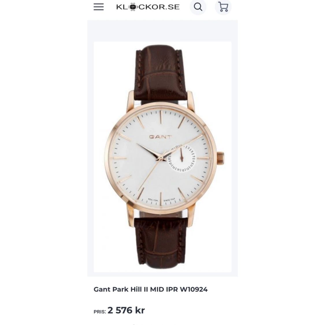 GANT Damklocka