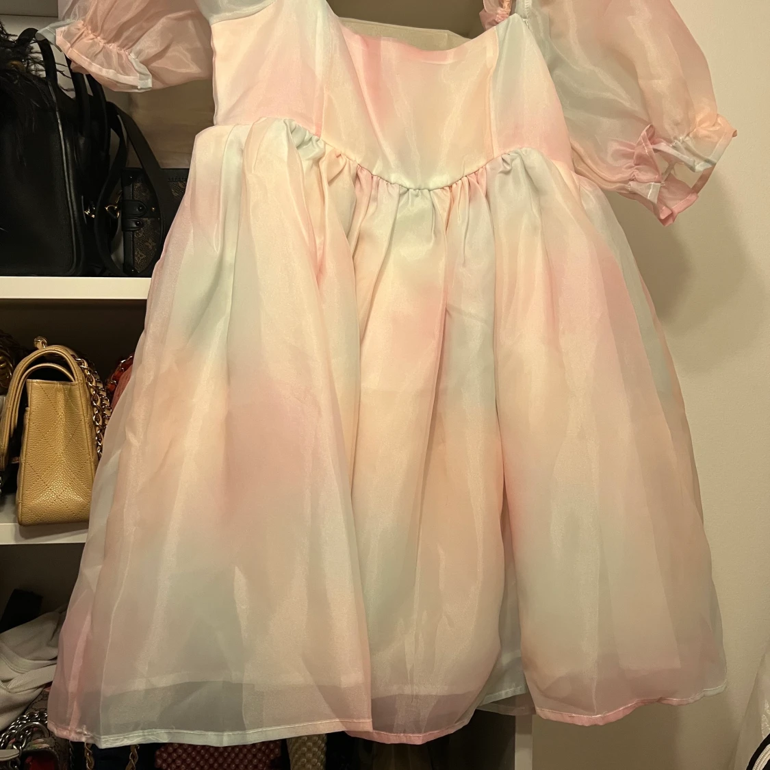 Sommar klänning puffig - 91